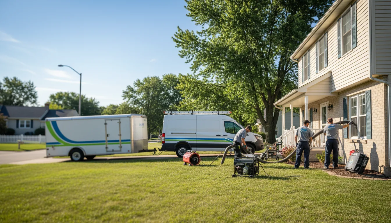 Flooded Basement Restoration And Cleanup With Repair in Palo, IA near me